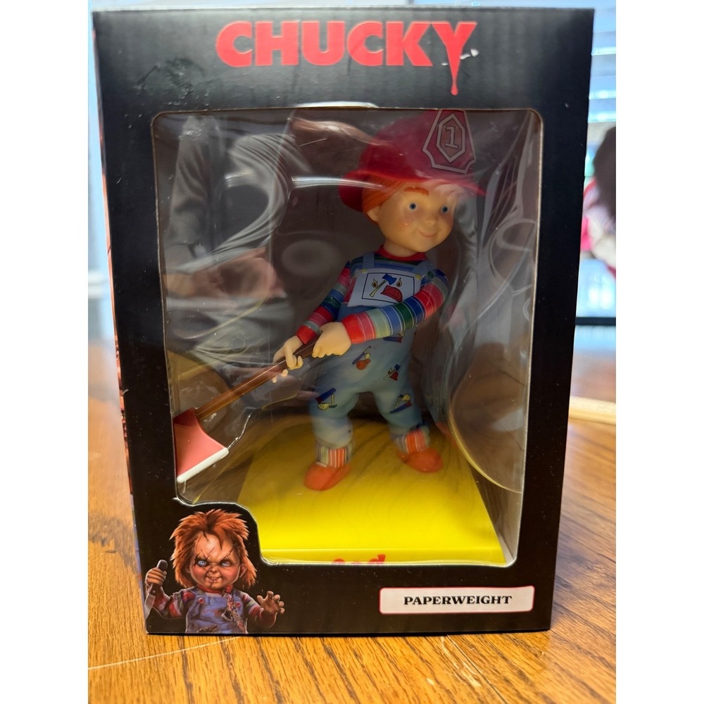 Chucky Good Guys Fireman Paperweight Surreal Entertainment Horror Collectible